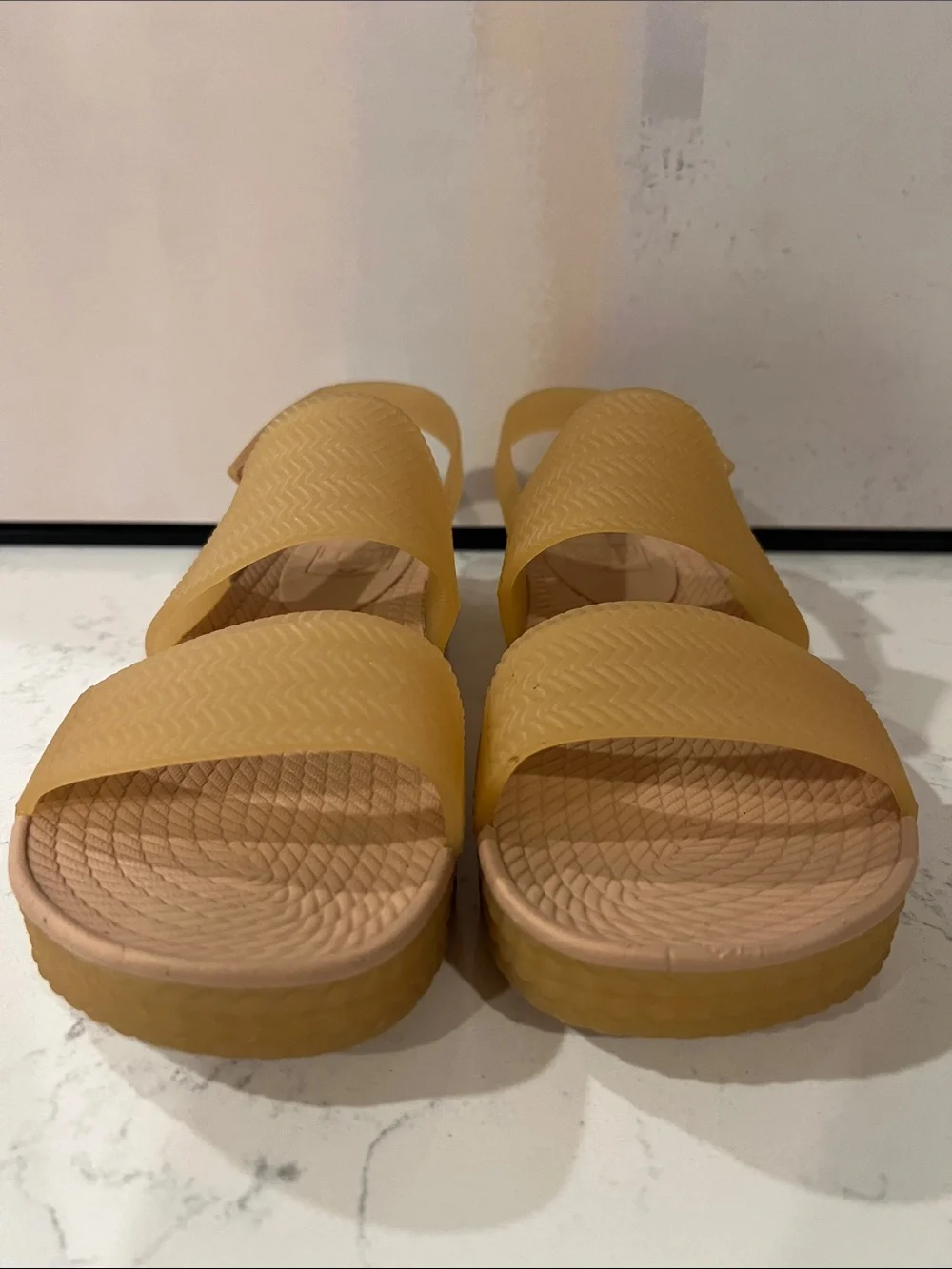 Reef Women's Water Vista Sandals in a neutral tan color size 8